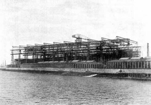 В среду 6 апреля 1910 года, каркас Титаника был полностью готов.