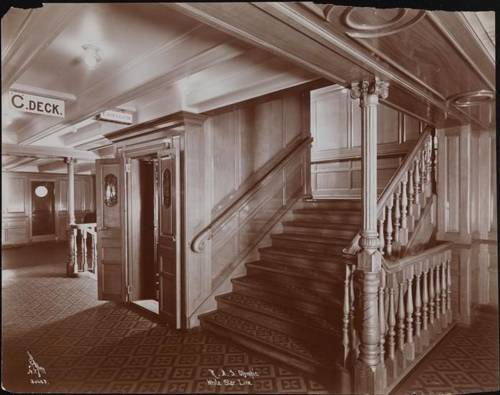 Главная лестница 2-го класса RMS Olympic