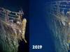 Форштевень "Титаника" 2010 и 2019 годы (сравнение)